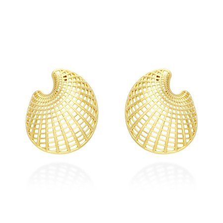 Pendientes Plata Chapada Tweed