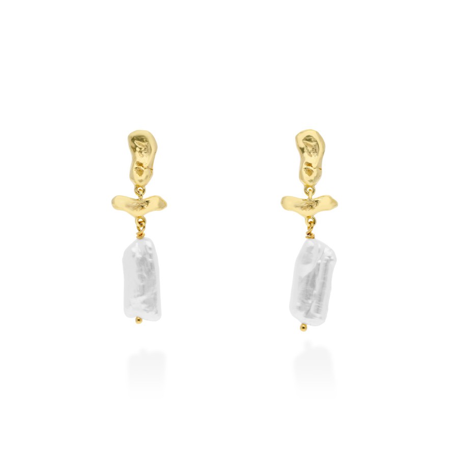 Pendientes Plata con Perlas Barrocas