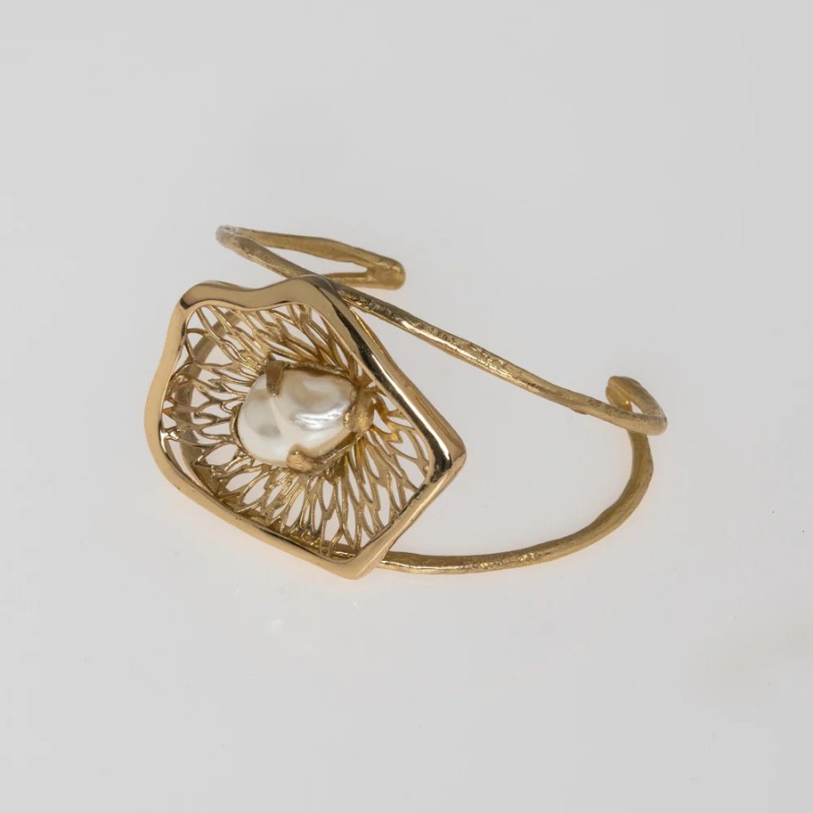 Brazalete Bronce Opal Perla