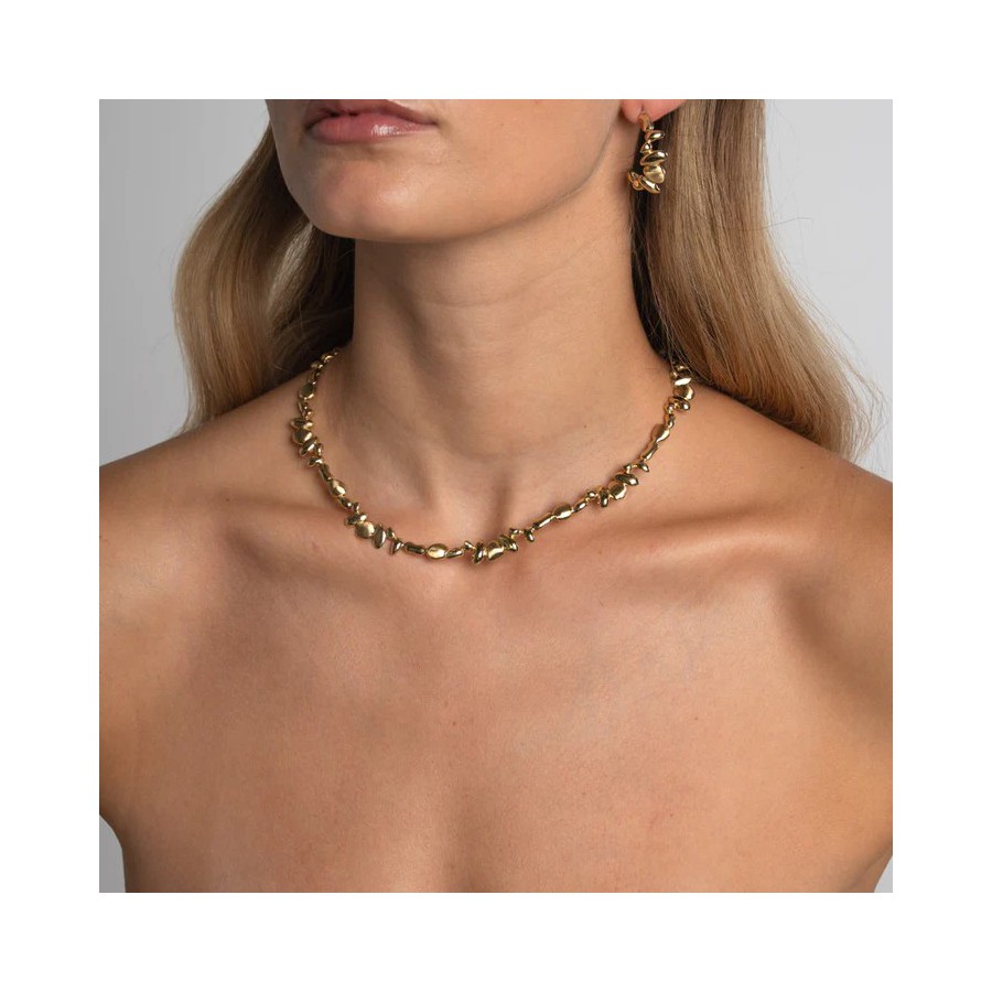 Collar Bronce Burbujas