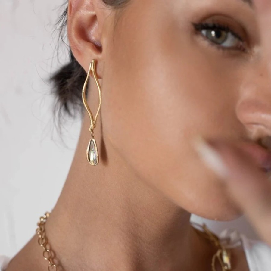 Pendientes Bronce Lágrima