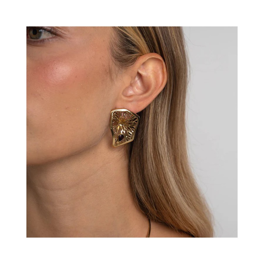 Pendientes Bronce Geom
