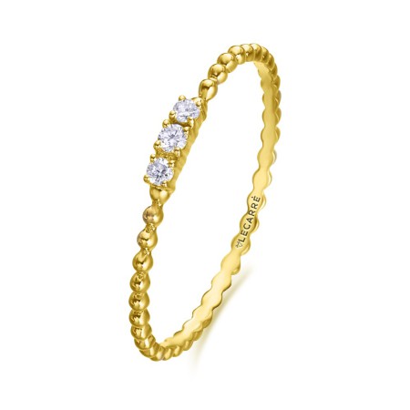 Anillo Oro Blanco 3 Brillantes