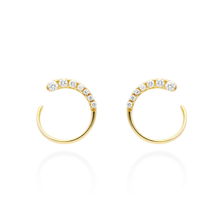 Pendientes Oro Y Diamantes