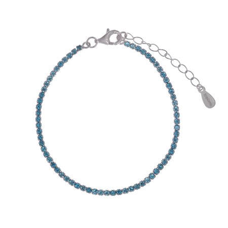 Pulsera Plata  Riviere Circonitas