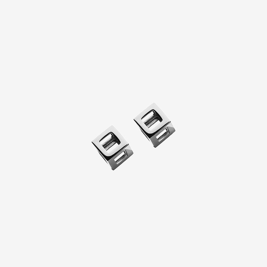 Pendientes Plata Cubos