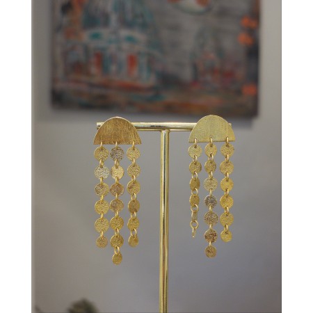 Pendientes Plata Chapada Medusas