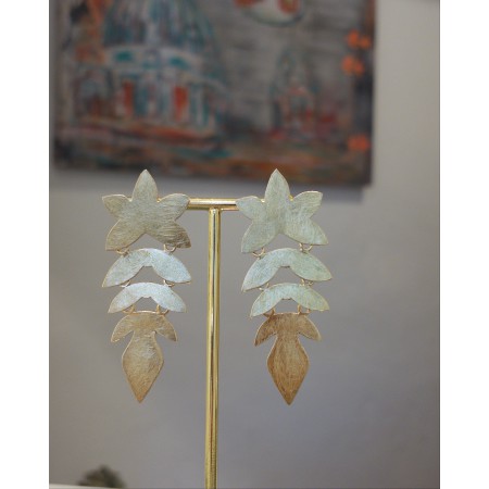 Pendientes Plata Chapada