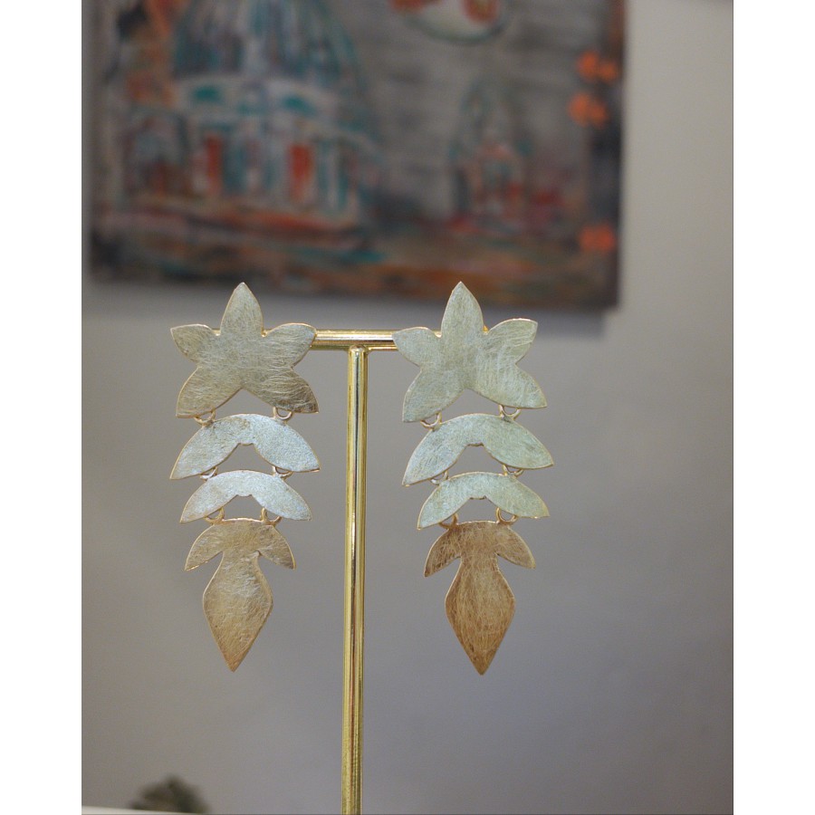 Pendientes Plata Chapada