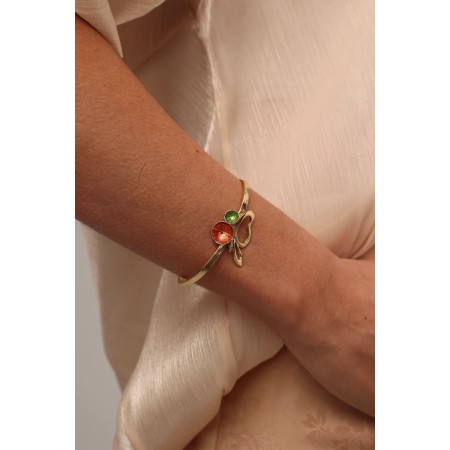Pulsera Bronce Mariposa Esmalte