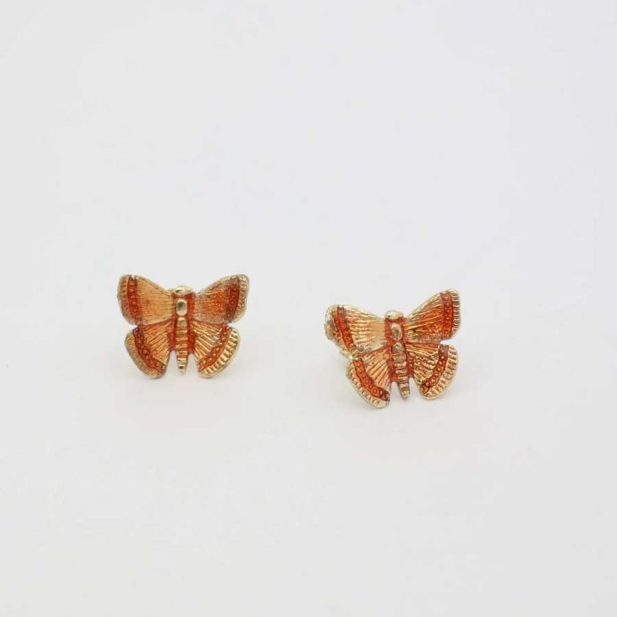 Pendientes Bronce Mariposas Mini