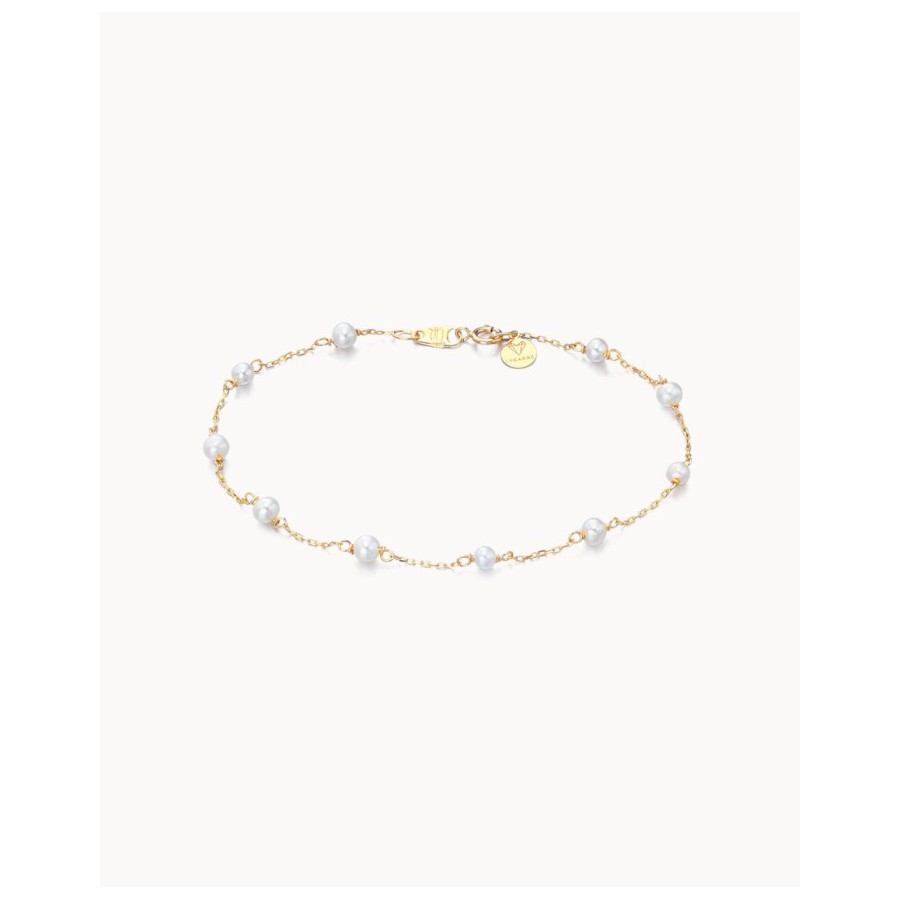 Pulsera Oro Perlas Cultivadas