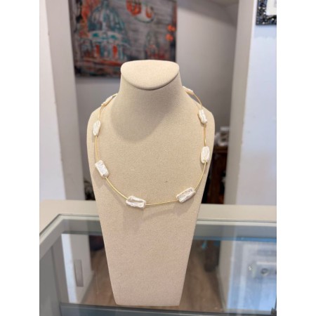 Collar Oro y Perlas Barrocas
