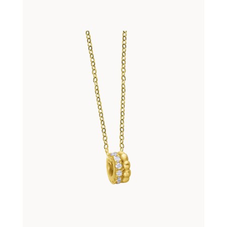 Gargantilla Oro Rueda Bubble Brillantes