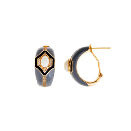 Pendientes Chapados Esmalte