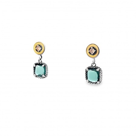 Pendientes Plata Calcedonia