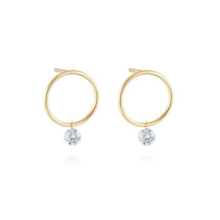 Pendientes Oro 18Kt y Diamantes