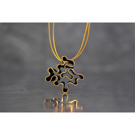 Colgante Bután Plata Chapada y Galvanizado