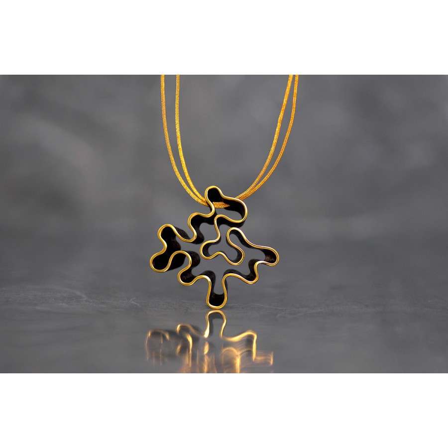 Colgante Bután Plata Chapada y Galvanizado