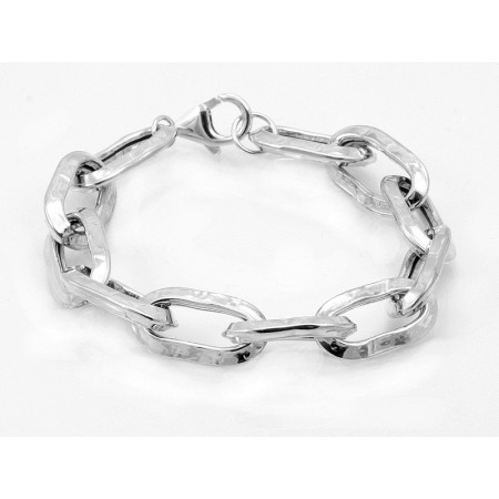 Pulsera Plata Eslabones
